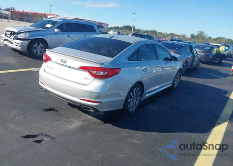 2015 Hyundai Sonata Sport из США, поврежденный, VIN 5NPE34AF3FH034808